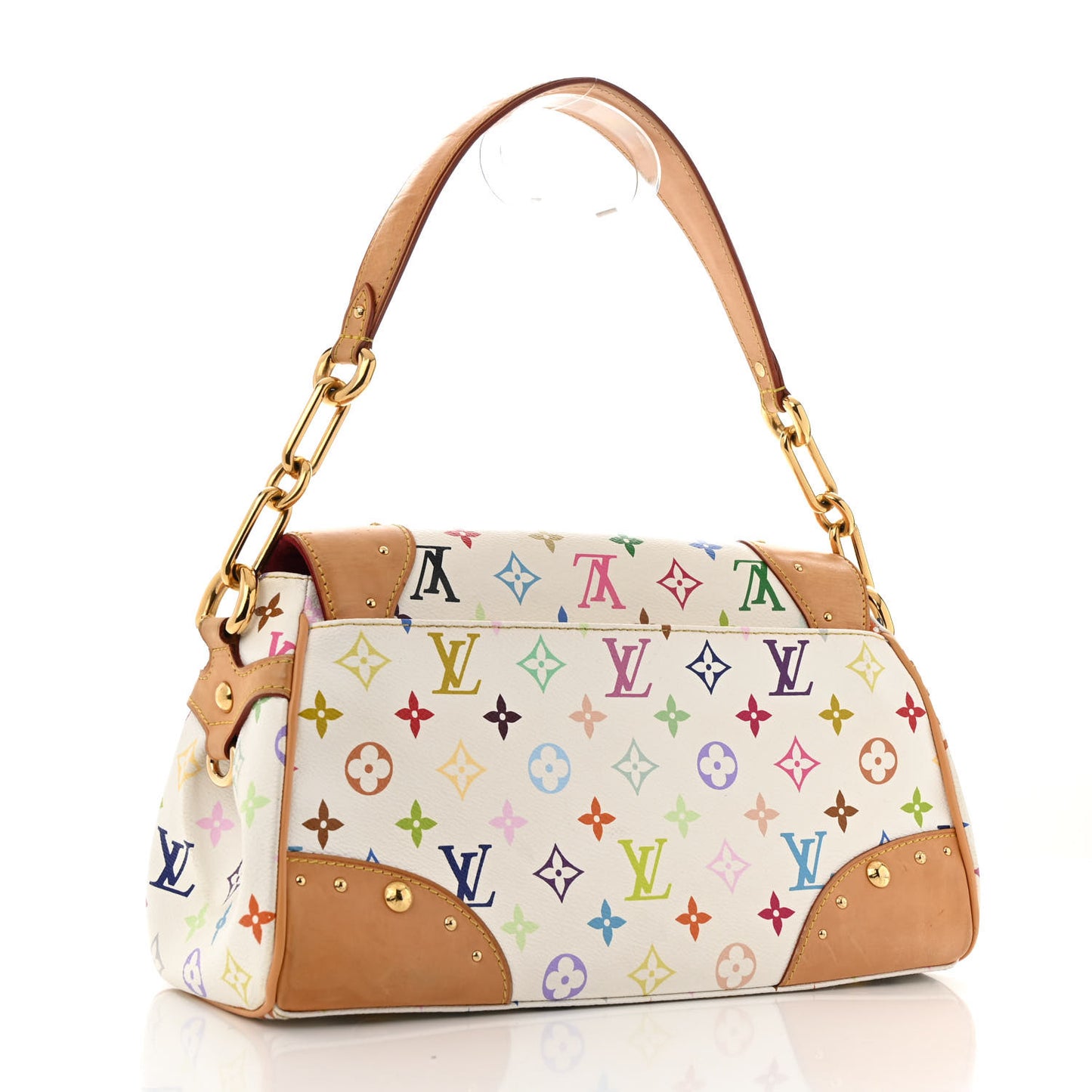 Monogram Multicolor Beverly MM White