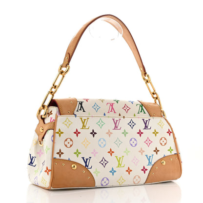 Louis Vuitton Monogram Multicolor Beverly MM White 3 of 13