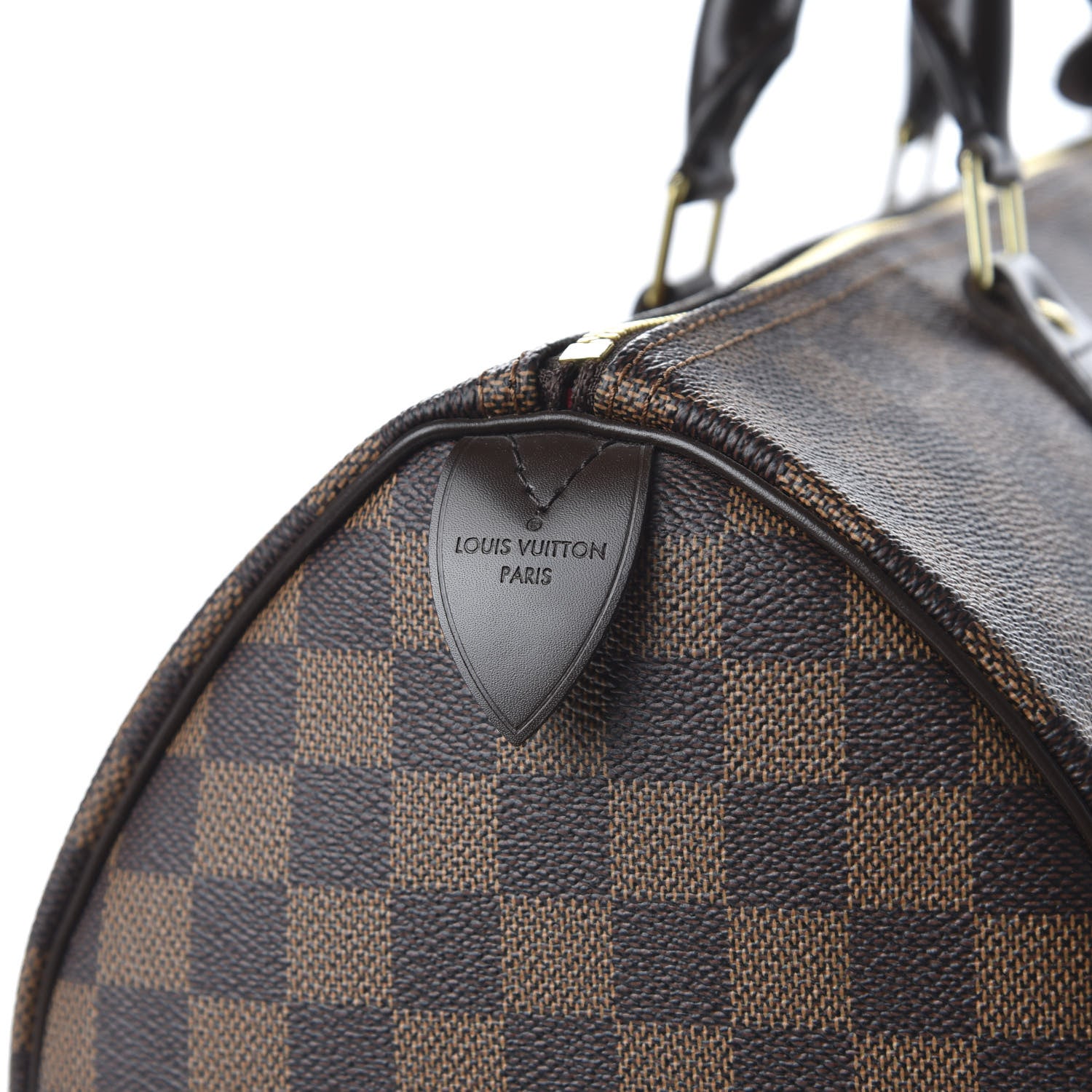 Louis Vuitton Damier Ebene Speedy 35 8 of 10