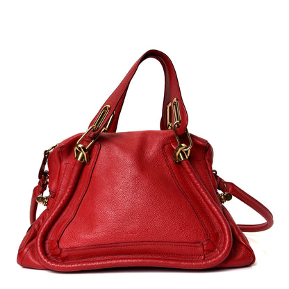Chloe Calfskin Medium Paraty Peony Red 1 of 4