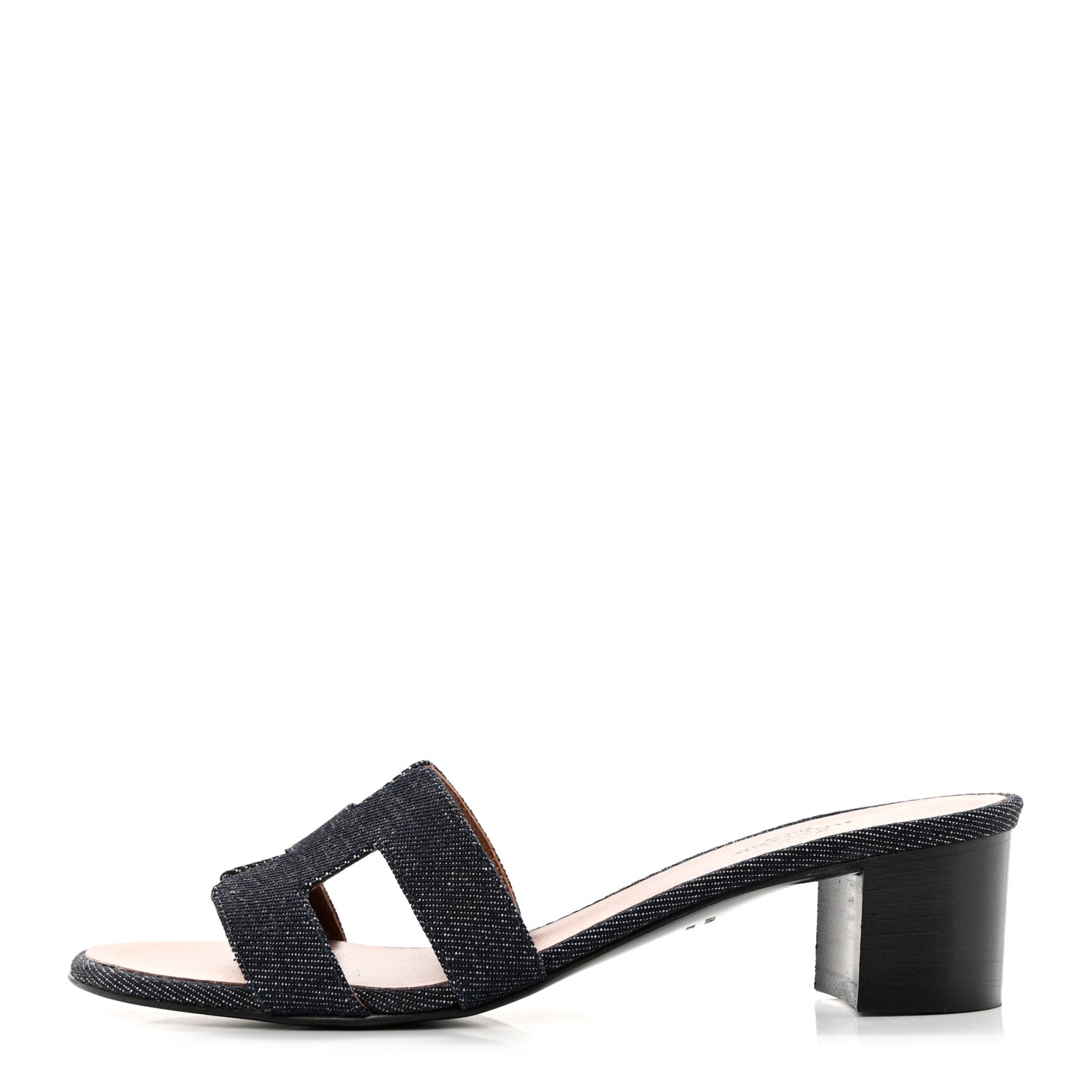 Hermes Denim Oasis Sandals 35.5 Bleu Brut 1 of 9