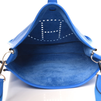 Hermes Taurillon Clemence Evelyne III GM Bleu Hydra 5 of 9