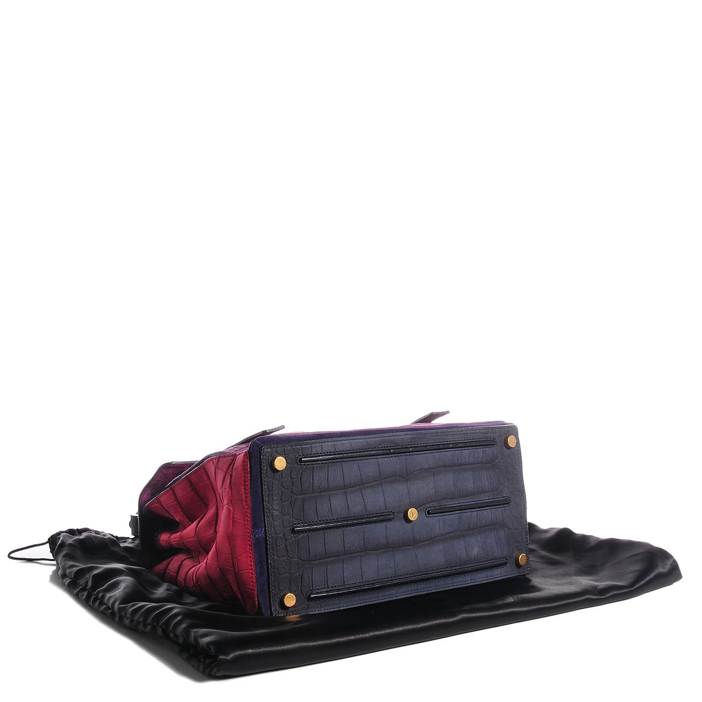 Nubuck Crocodile Embossed Medium Muse Two Mauve Fuschia