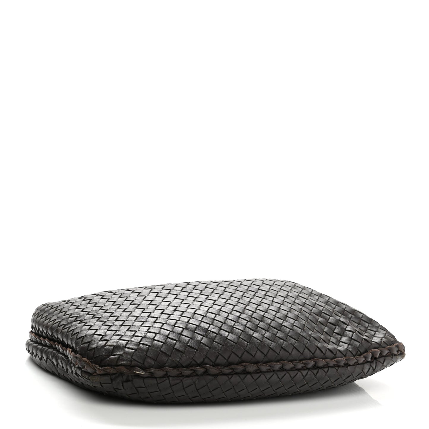 Nappa Intrecciato Medium Veneta Hobo Ebano