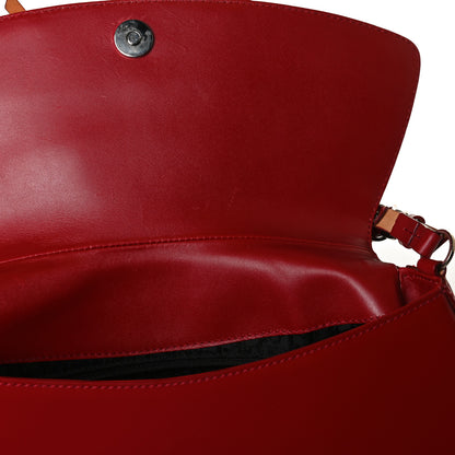 Christian Dior Glazed Calfskin Bondage Clutch Rouge 15 of 15