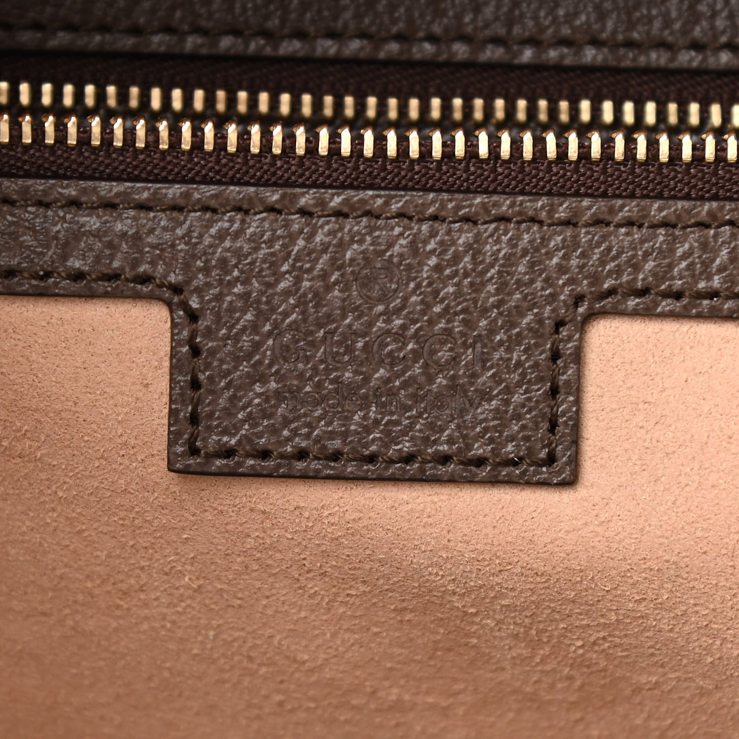 GG Supreme Monogram Web Medium Ophidia Tote Bag Brown