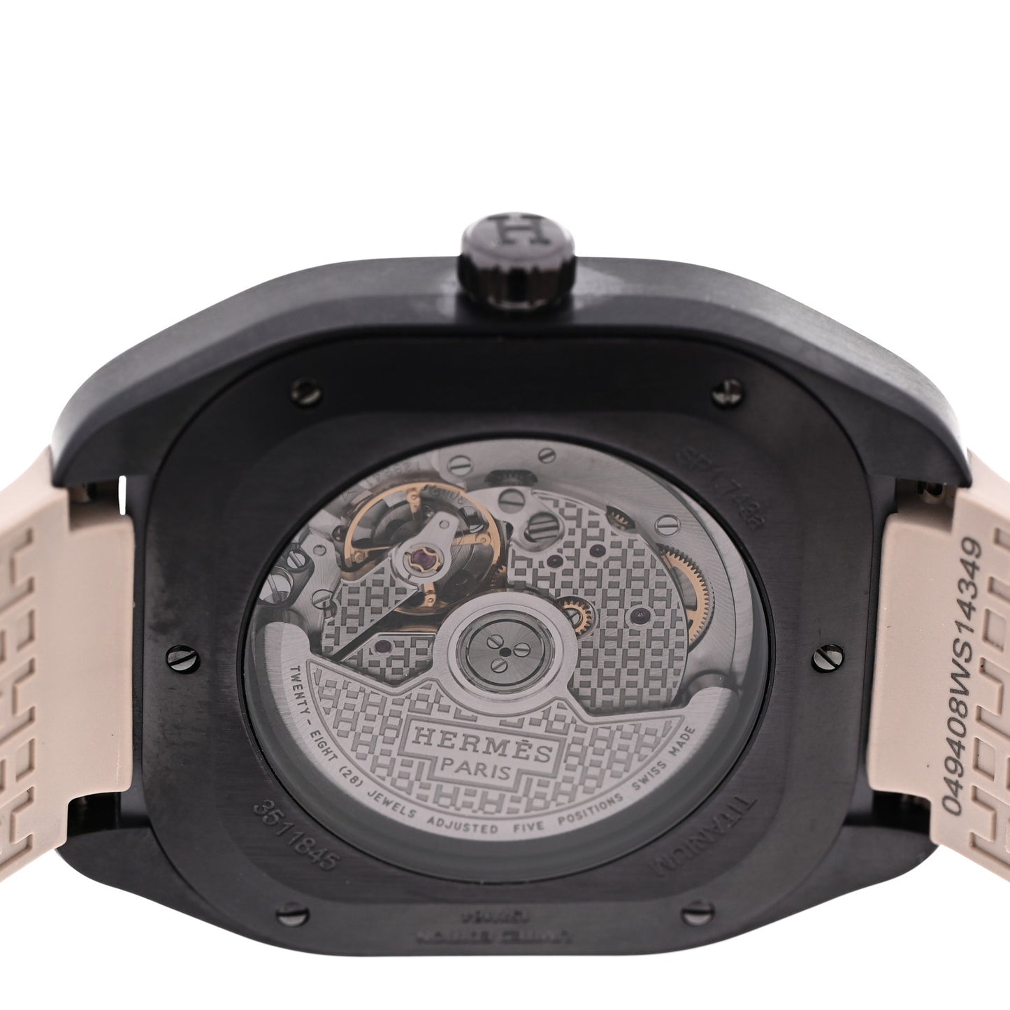 Titanium Rubber 39mm H08 Special Edition Automatic Watch Taupe