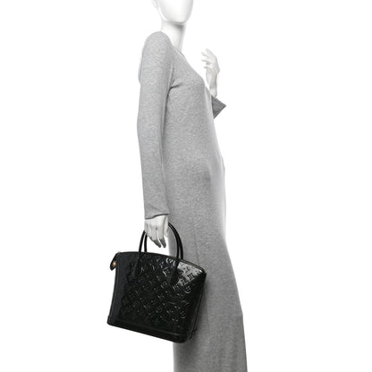 Louis Vuitton Vernis Lockit PM Black 2 of 11
