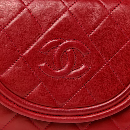 Chanel Lambskin Quilted Flap Tassel Camera Bag Red 19 of 21