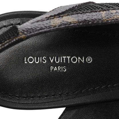 Louis Vuitton Patent Monogram Archlight Slingback Pumps 40 Black 8 of 9