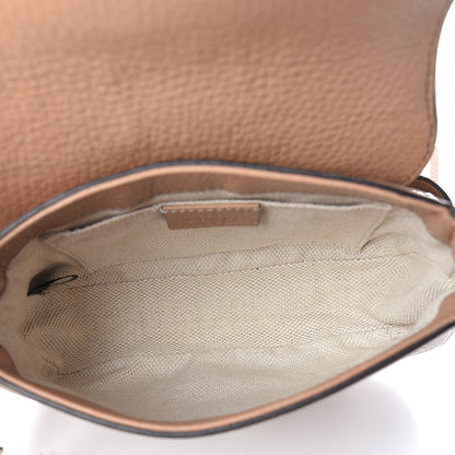 Gucci Pebbled Calfskin Small Soho Flap Crossbody Camelia 5 of 10