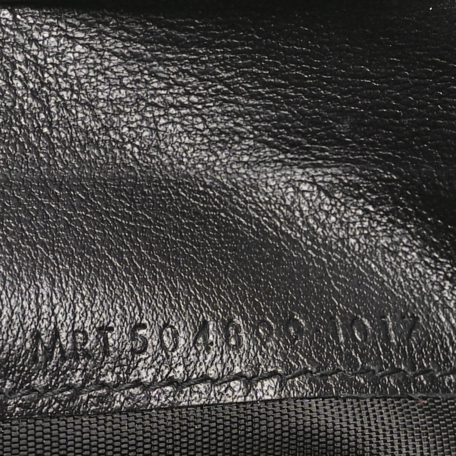 Saint Laurent Grain De Poudre Matelasse Chevron Monogram Card Case Black 7 of 9