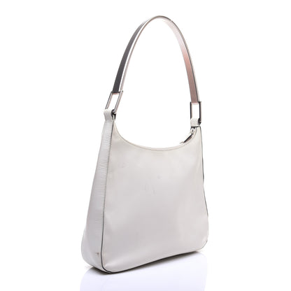 Prada Spazzolato Top Handle White 3 of 12