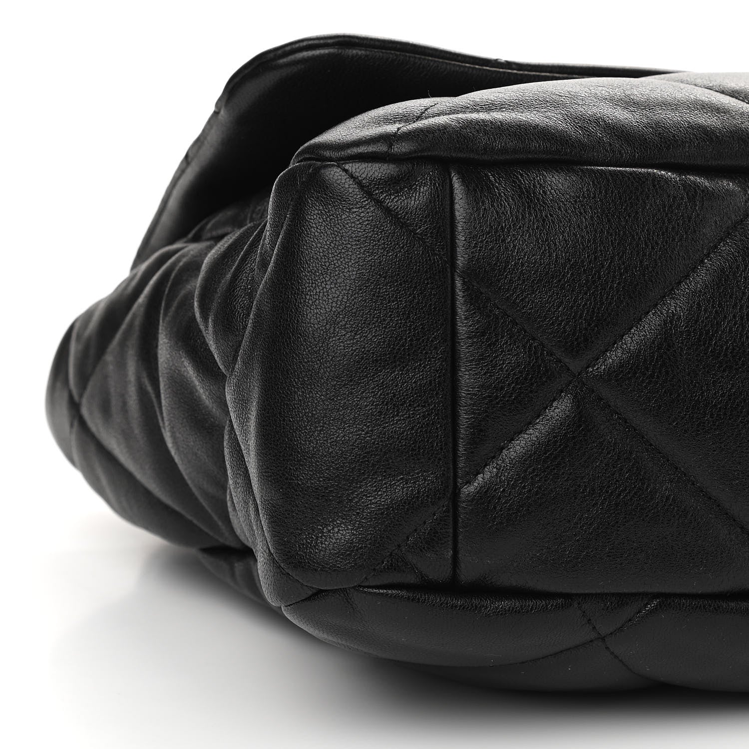 Chanel Lambskin Quilted Maxi Chanel 19 Flap Black 5 of 17