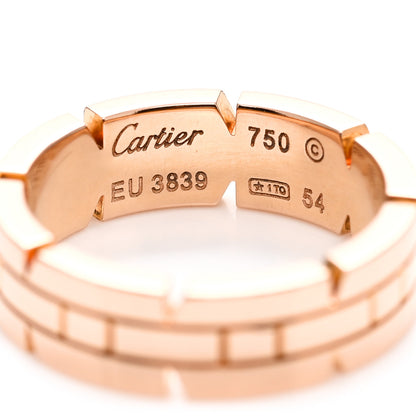Cartier 18K Pink Gold Tank Francaise Ring 54 6.75 4 of 4