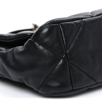Chanel Lambskin Quilted Medium Chanel 19 Flap Black 9 of 11