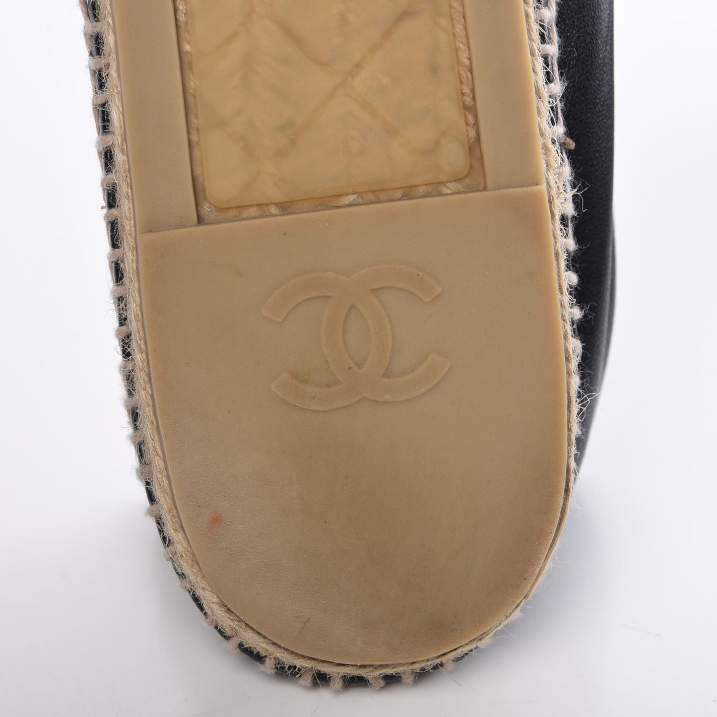 Lambskin CC Mens Espadrilles 45 Black