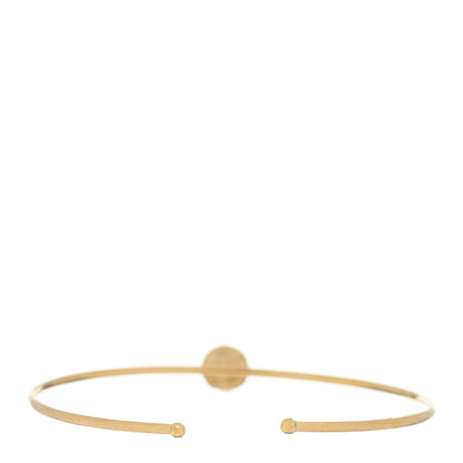 Marco Bicego 18K Yellow Gold Diamond Station Wire Cuff 2 of 3
