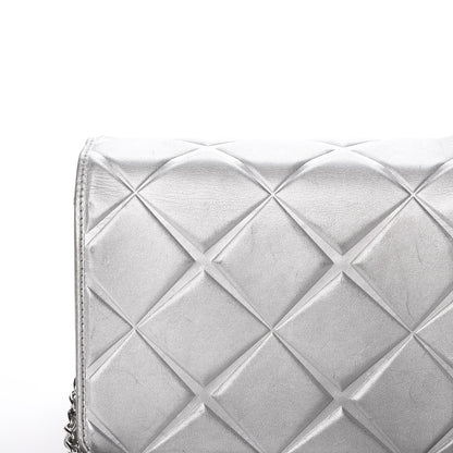 Chanel Metallic Calfskin Mini Propeller Flap Silver 9 of 16