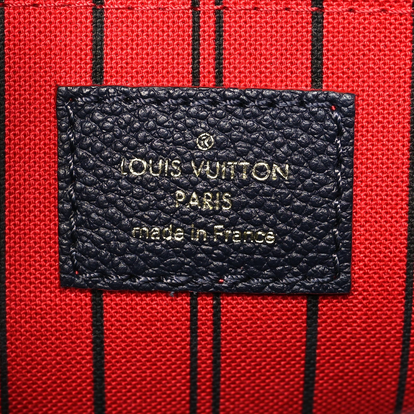 Empreinte Montaigne MM Marine Rouge
