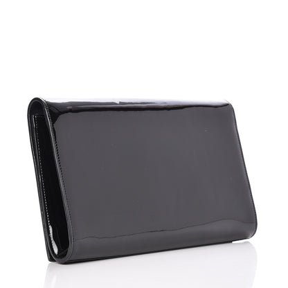 Saint Laurent Patent Monogram Large Belle De Jour Clutch Black 3 of 7