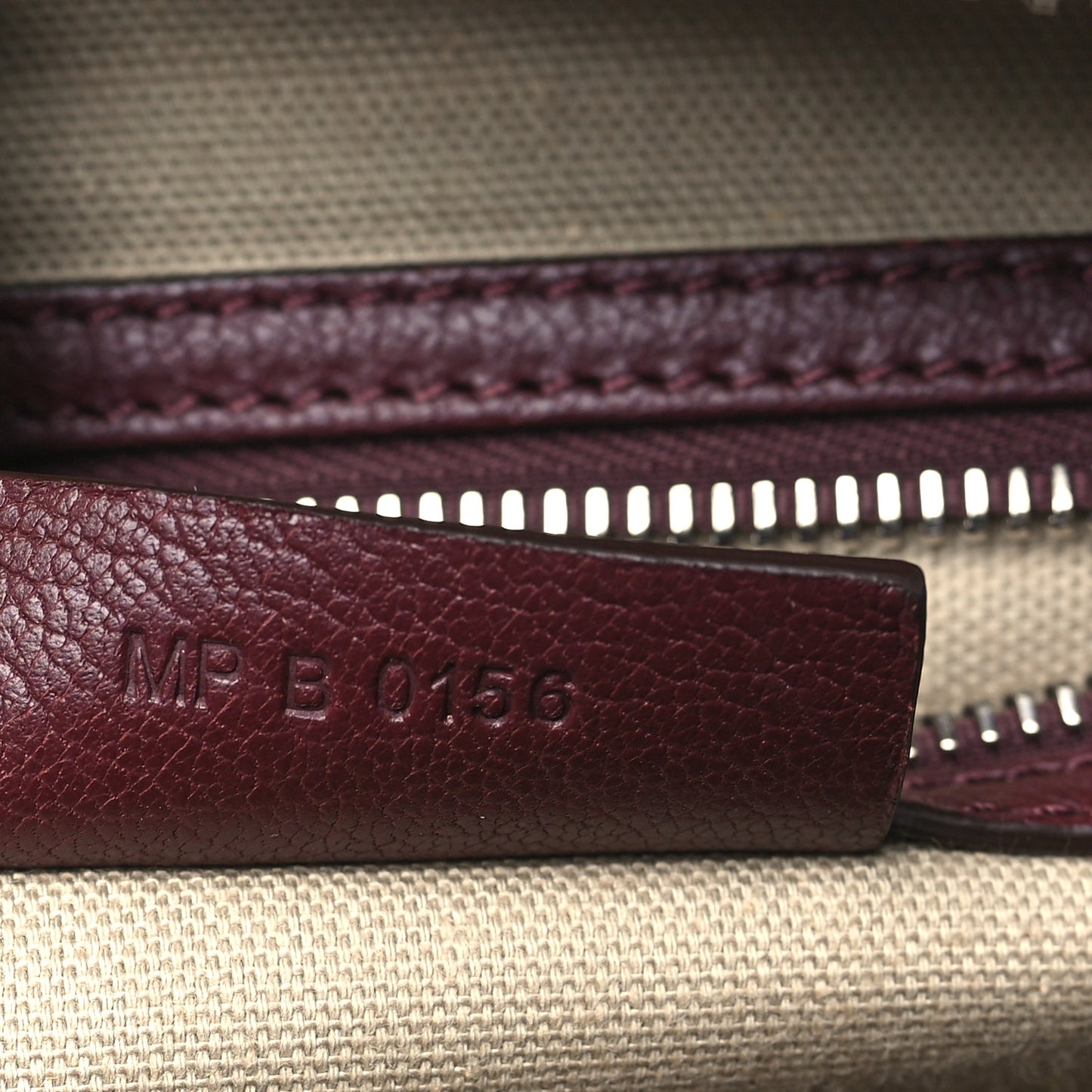 Sugar Goatskin Medium Antigona Oxblood