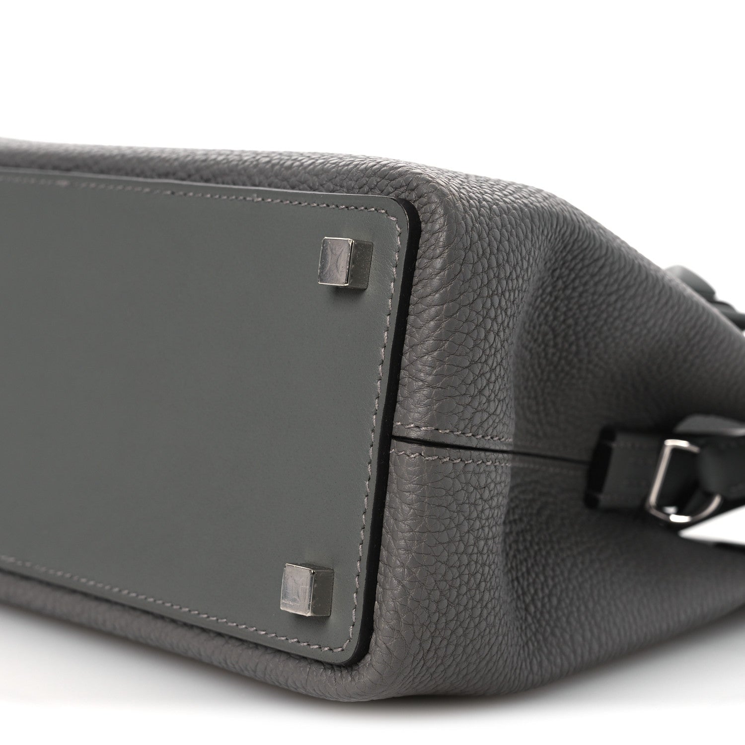 Hermes Togo Swift Medor Bag Gris Meyer 10 of 11