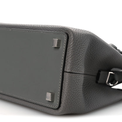 Hermes Togo Swift Medor Bag Gris Meyer 10 of 11