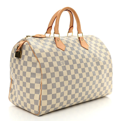 Louis Vuitton Damier Azur Speedy 35 3 of 9