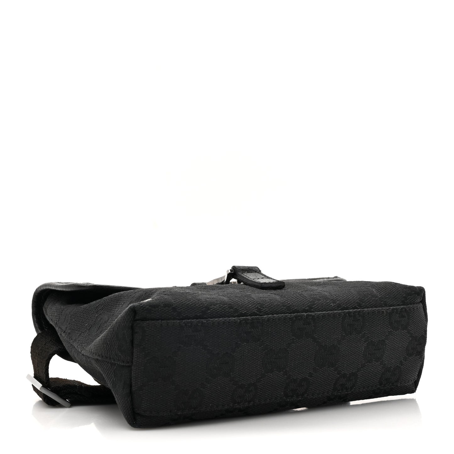GG Monogram Web Flight Belt Bag Black