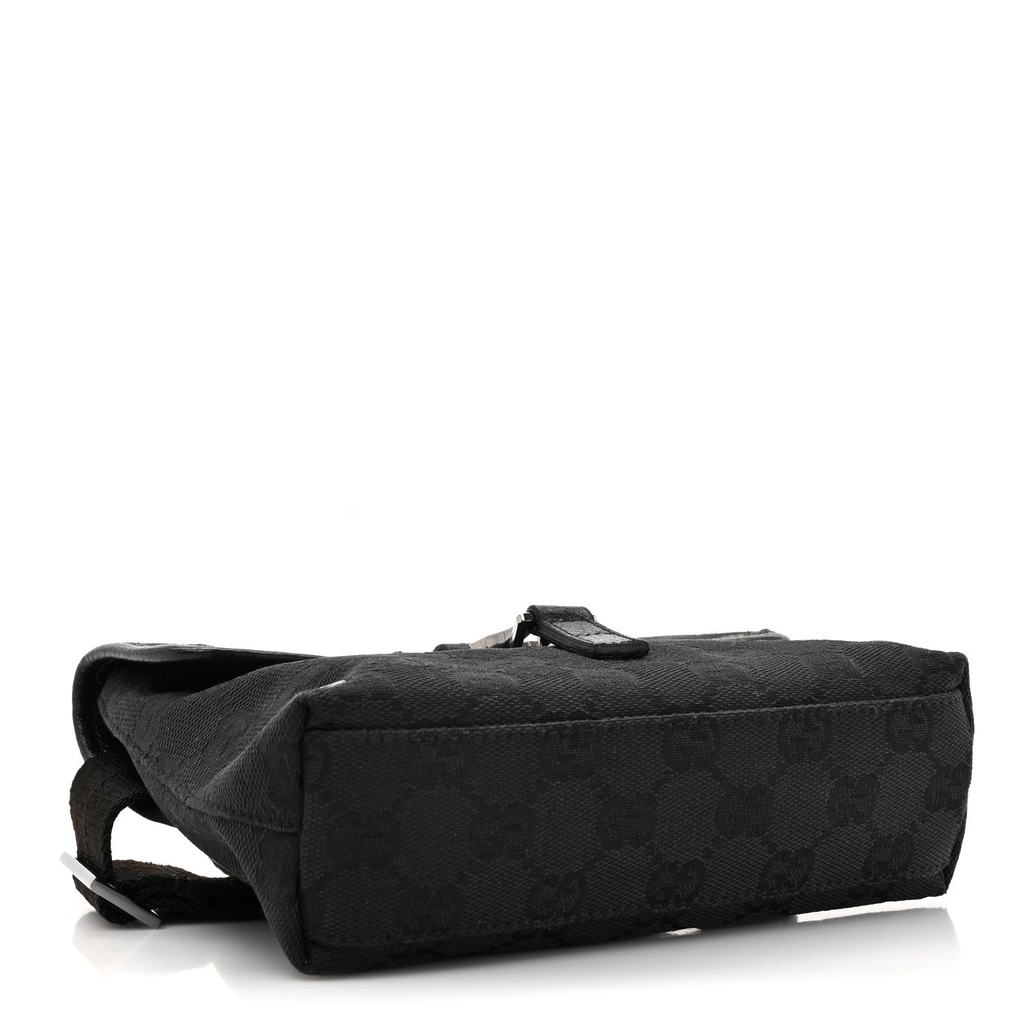 Gucci GG Monogram Web Flight Belt Bag Black 4 of 12