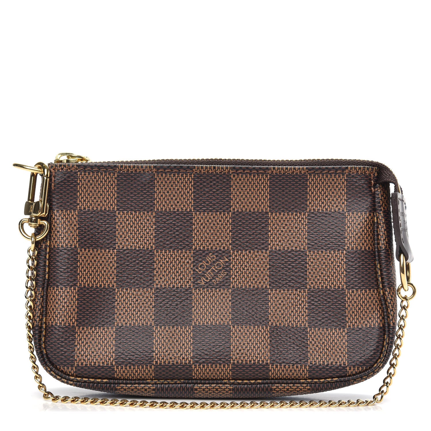 Louis Vuitton Damier Ebene Mini Pochette Accessories 1 of 8