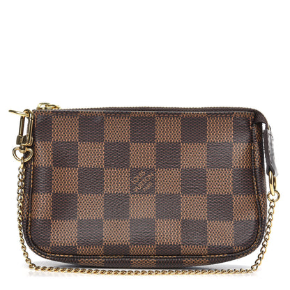 Louis Vuitton Damier Ebene Mini Pochette Accessories 1 of 8