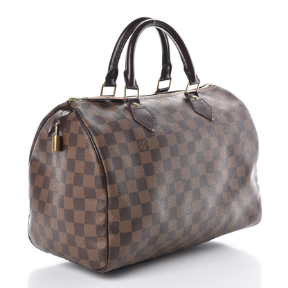 Louis Vuitton Damier Ebene Speedy 30 3 of 9