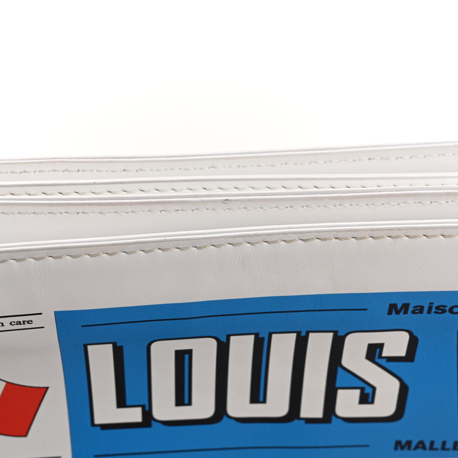 Louis Vuitton Calfskin Newspaper Print Pouch 12 of 15