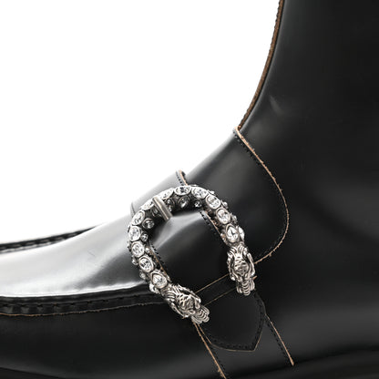 Gucci Cordovan Lux Dionysus Hunder Boots 40 Black 10 of 12
