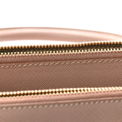 Prada Saffiano Small Galleria Double Zip Tote Cammeo 10 of 10