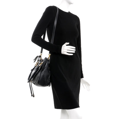 Chloe Calfskin Medium Marcie Satchel Black 2 of 16