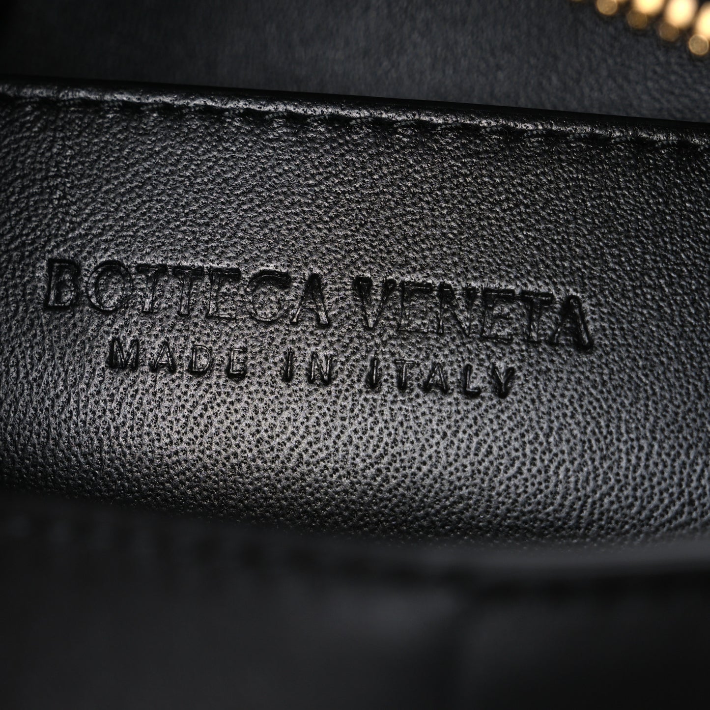 Lambskin Maxi Intrecciato Small Brick Cassette Bag Black