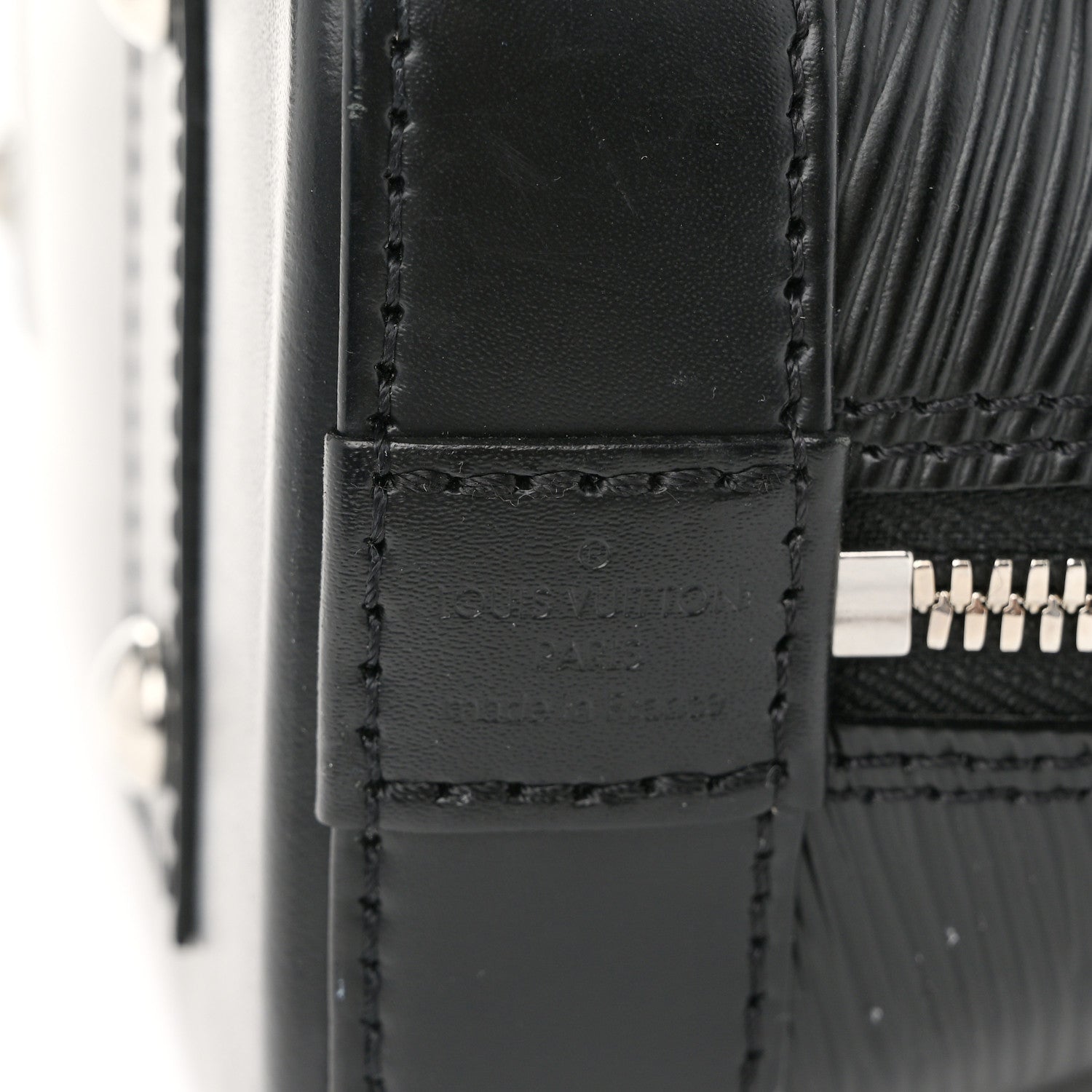 Louis Vuitton Epi Alma BB Black 6 of 9