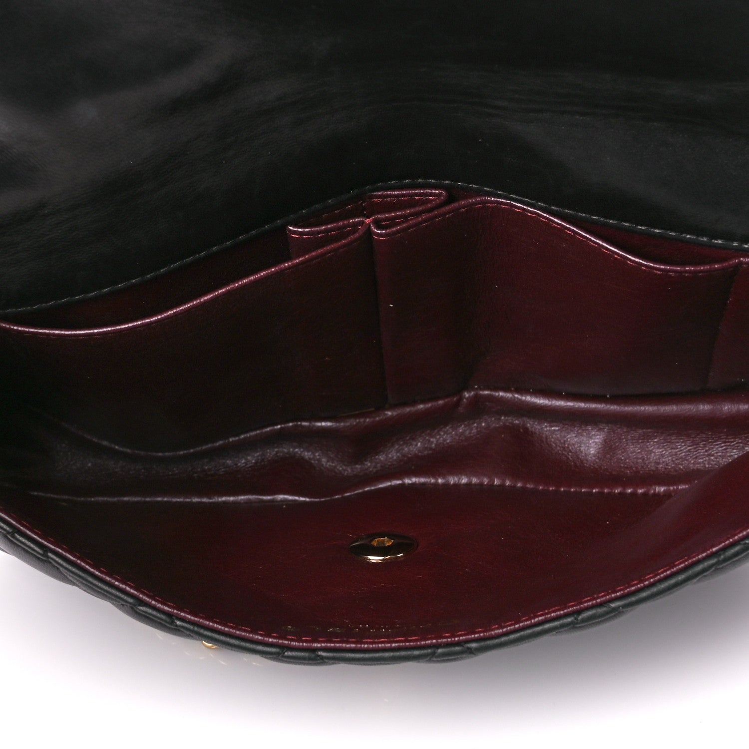 Chanel Lambskin Quilted East West Flap Black 5 of 11