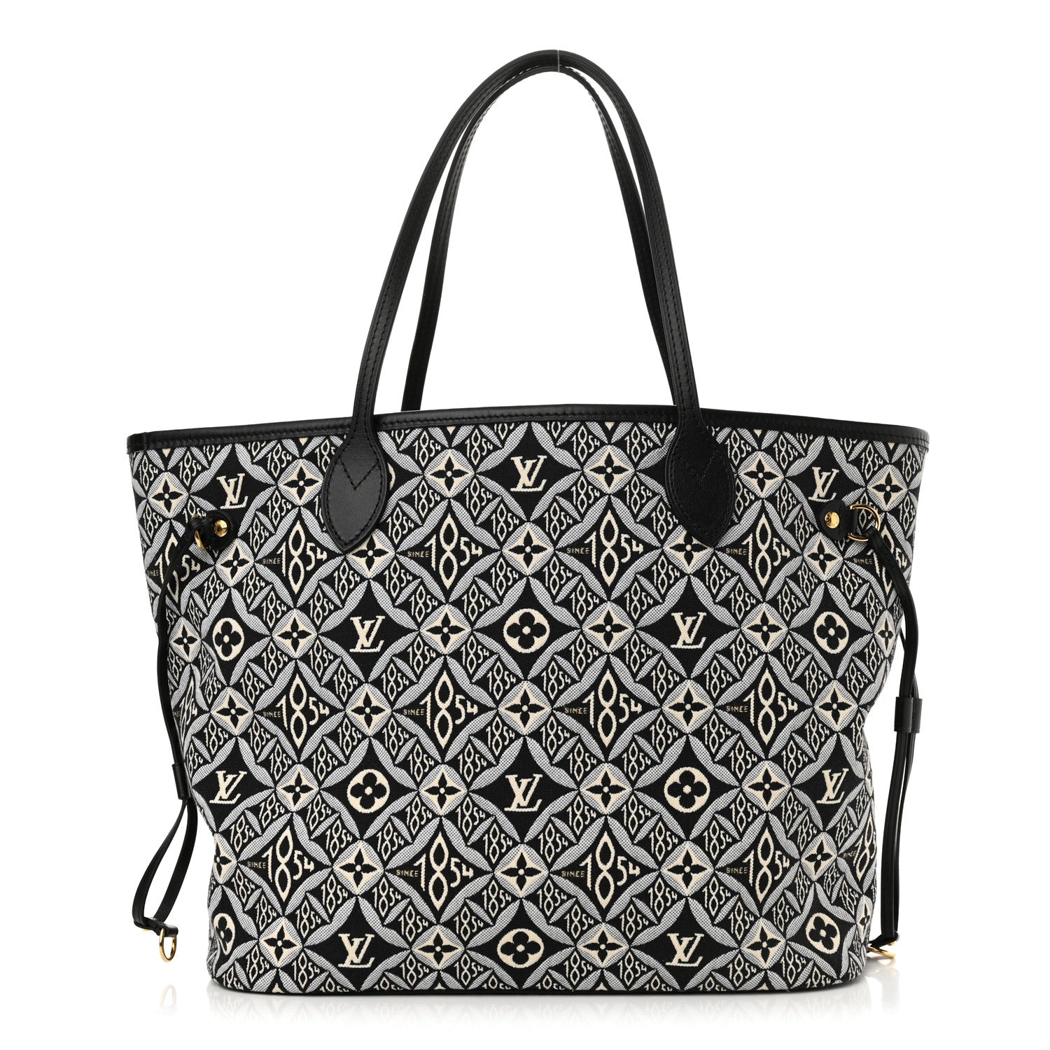 Louis Vuitton Jacquard Since 1854 Neverfull MM Grey 1 of 11