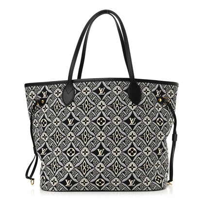 Louis Vuitton Jacquard Since 1854 Neverfull MM Grey 1 of 11