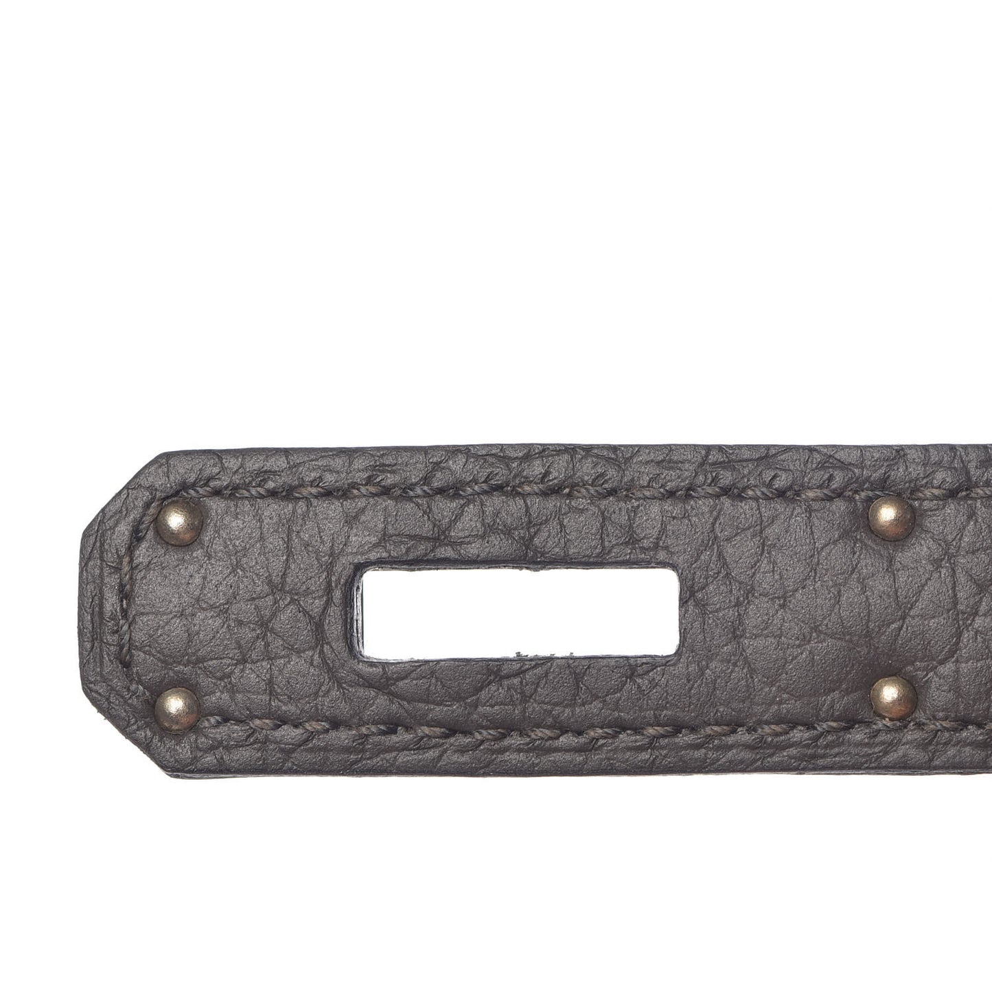 Taurillon Clemence Horseshoe Kelly Retourne 32 Graphite Tosca