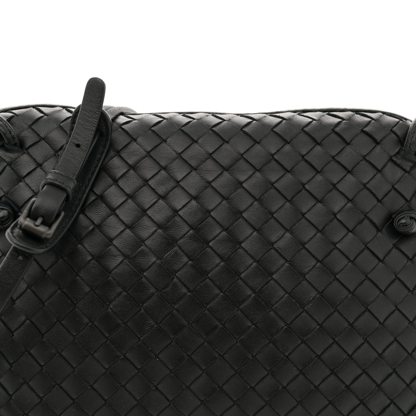 Nappa Intrecciato Nodini Bag Black