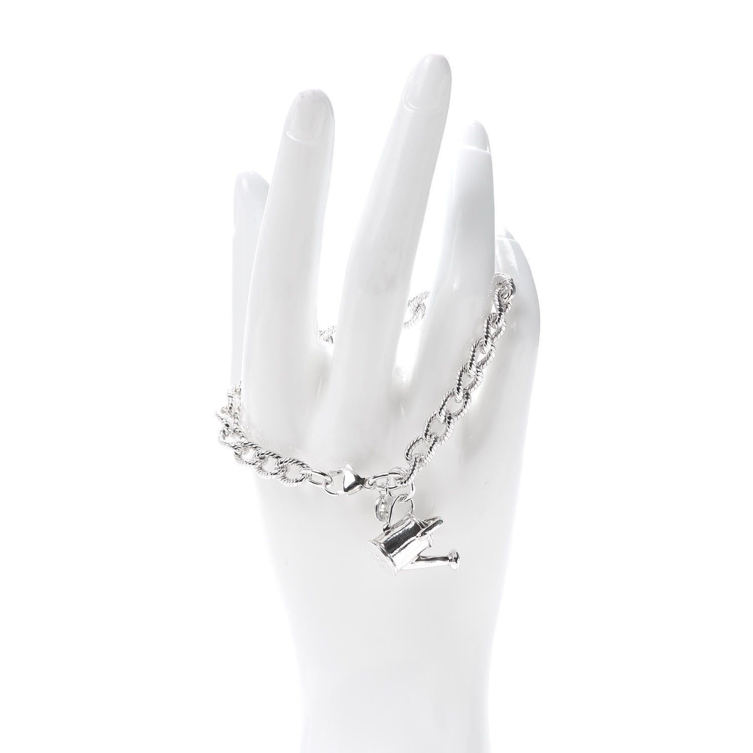 Tiffany Sterling Silver Watering Can Charm Bracelet 2 of 7