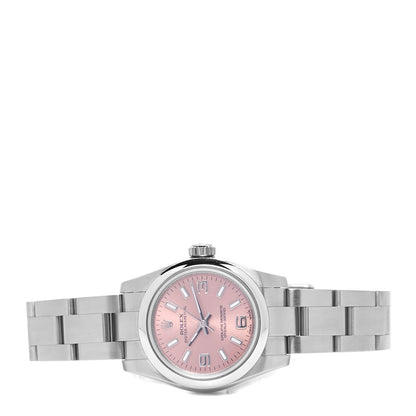 Rolex Stainless Steel 26mm Oyster Perpetual Watch Pink 176200 2 of 5