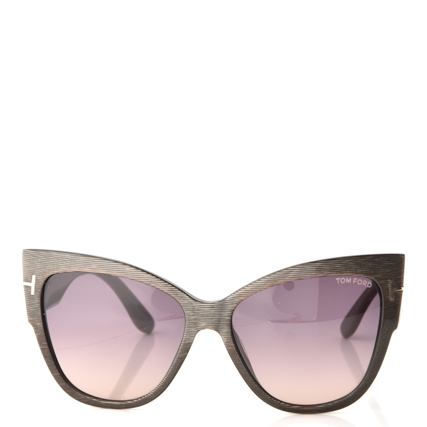Tom Ford Acetate Anoushka Cat Eye Sunglasses TF371 Dove Grey 2 of 8