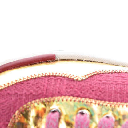 Chanel Tweed Suede Calfskin Sneakers 38 Dark Pink 11 of 14