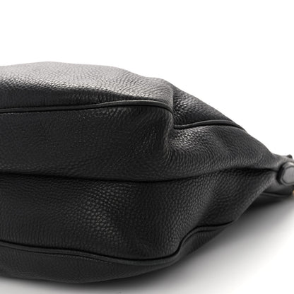 Prada Vitello Daino Sacca Hobo Black 9 of 10